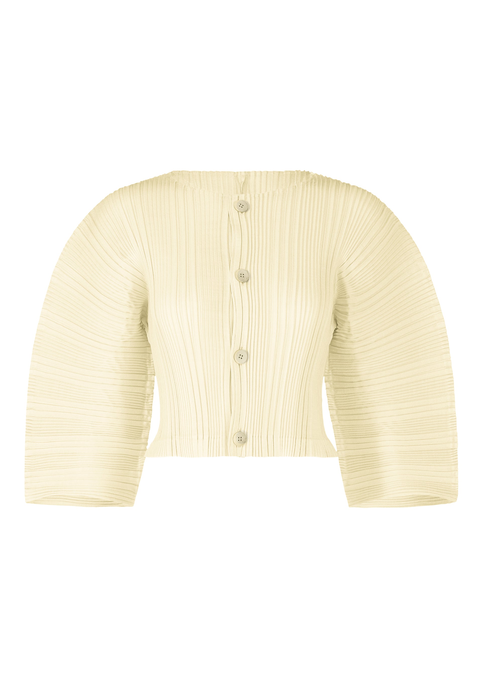 LINEN LIKE RIB PLEATS